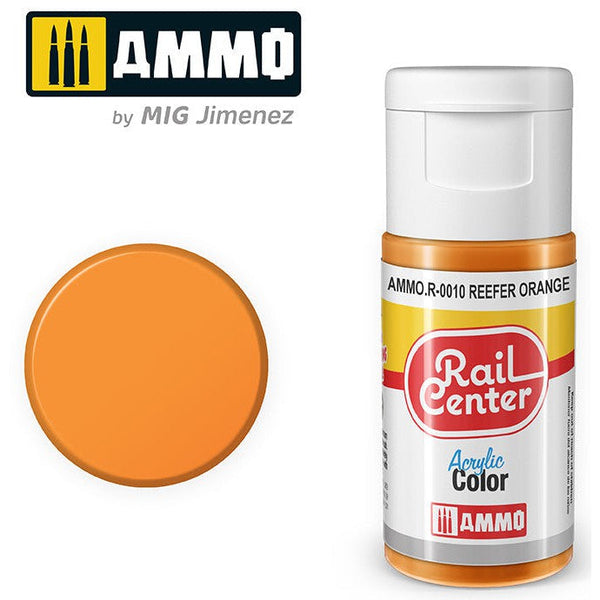 Ammo Mig Rail Center Reefer Orange (15ml) — exact product view