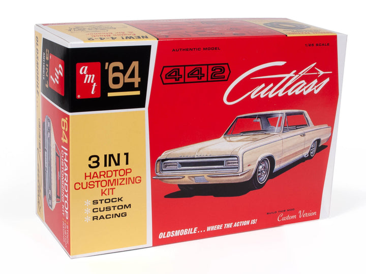 AMT 1964 Olds Cutlass 442 Hardtop 1:25 model kit box front