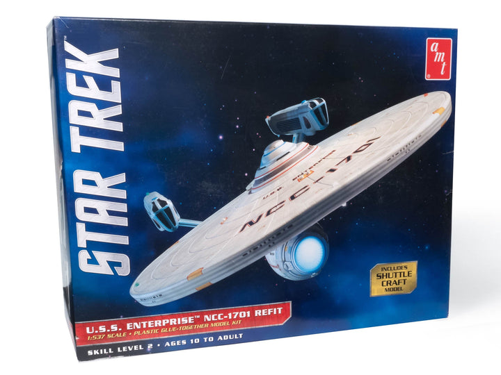 AMT Star Trek USS Enterprise NCC-1701 Refit 1:537 kit box front