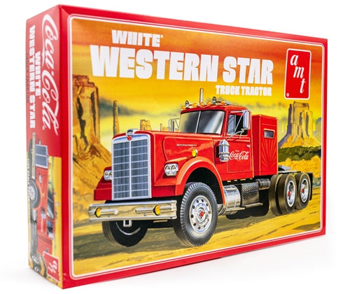 AMT1160 White Western Star Semi Tractor Coca-Cola exact product image 1