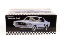 AMT1241 1967 Ford Mustang GT Fastback model kit box side 2