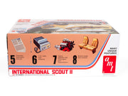 AMT1248 International Scout II model kit box side 1
