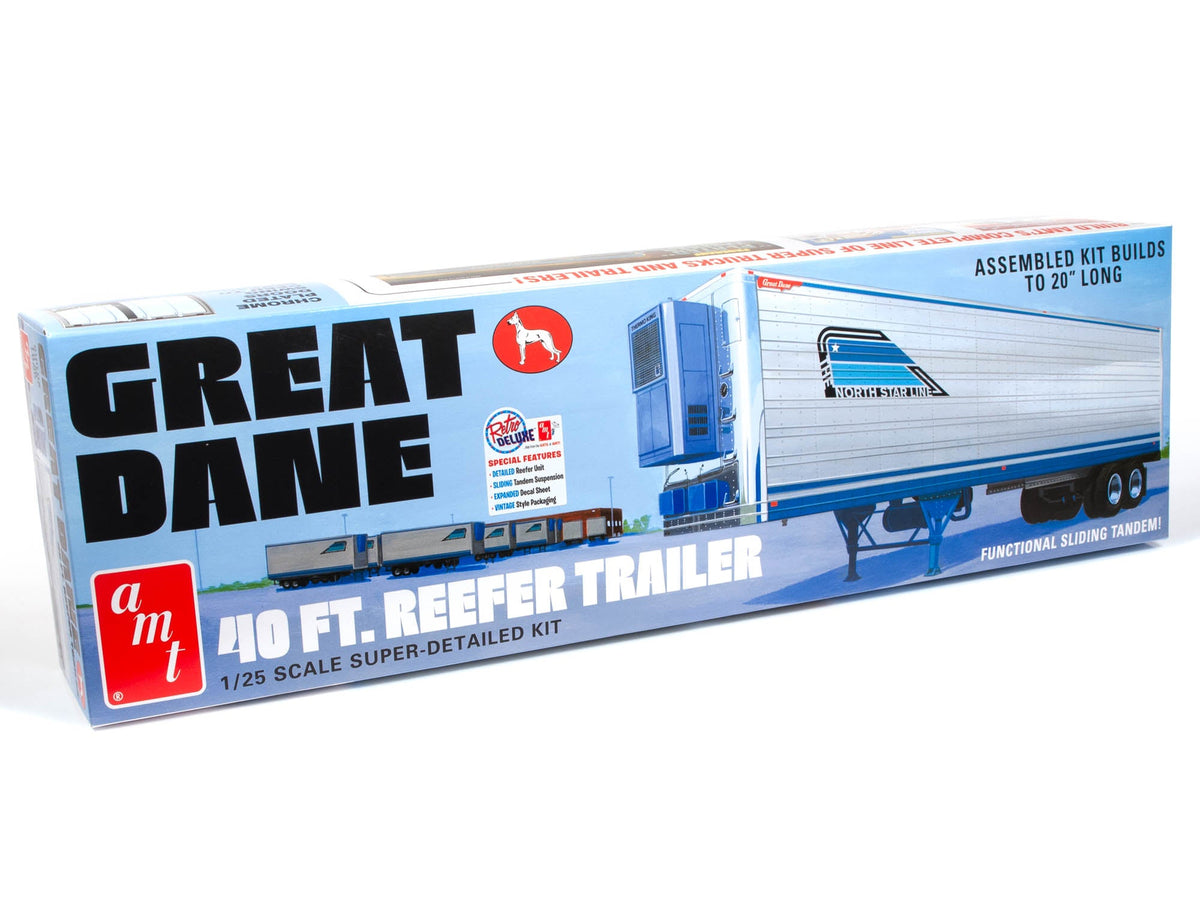AMT1249 Great Dane 40-foot reefer trailer model kit box
