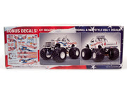 AMT1252 USA-1 Chevy Silverado model kit box side 1
