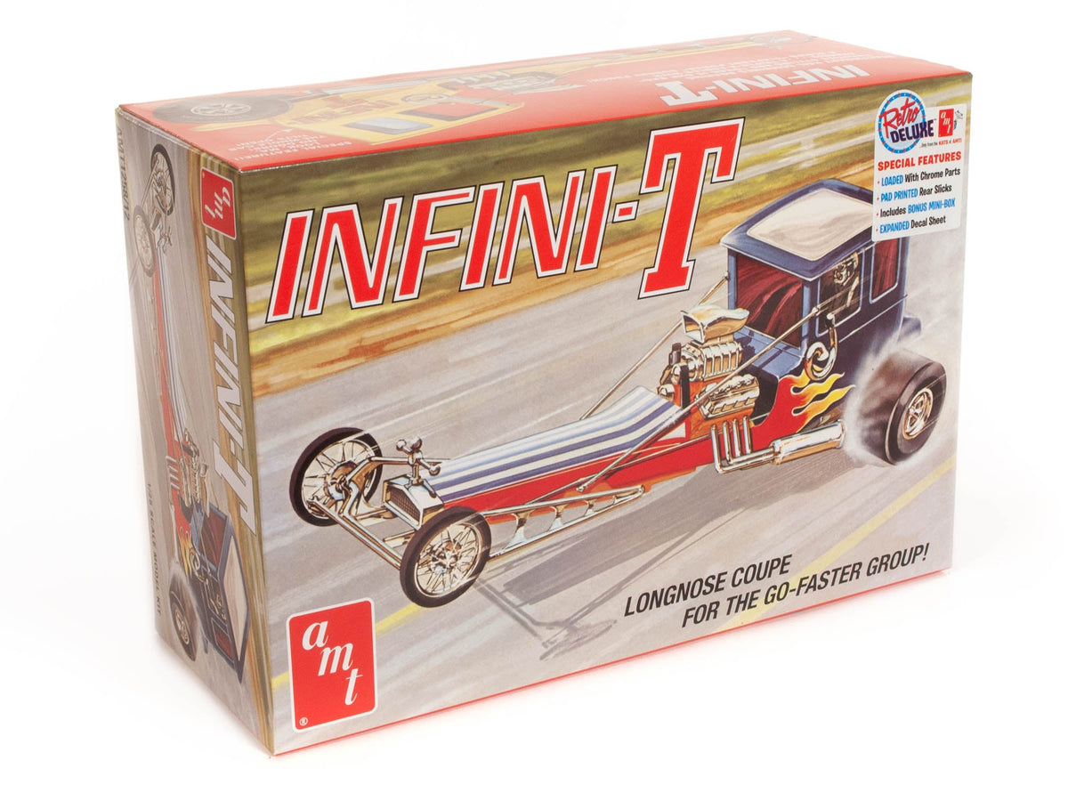 AMT1258 Infini-T Custom Dragster model kit box
