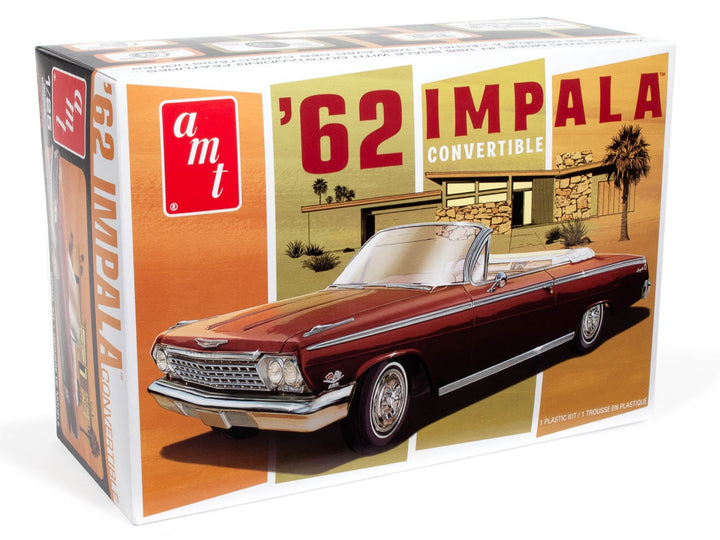 AMT 1962 Chevy Impala Convertible 1:25 Scale Model Kit product view 1