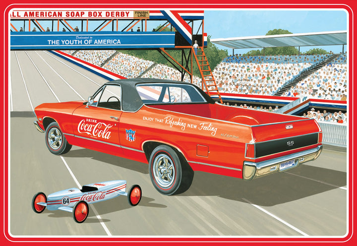 Amt 1968 Chevy El Camino Ss (Coca-Cola) 1:25 Scale Model Kit - official exact-product image 1