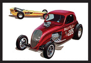 Amt Fiat Double Dragster 1:25 Scale Model Kit - official exact-product image 1