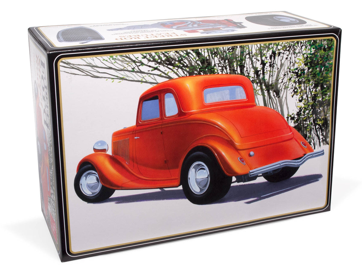 AMT 1934 Ford 5-Window Coupe Street Rod 1:25 Scale Model Kit - official exact-product image 1