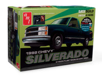 AMT 1992 Chevrolet Silverado Shortbed Fleetside Pickup Easy Build 1:25 Scale Model Kit product view 1
