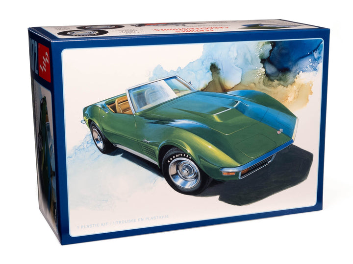 AMT 1972 Chevy Corvette Roadster 1:25 Scale Model Kit - official exact-product image 1