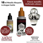 The Army Painter Warpaints Air Metallics: Shining Silver - official exact-product image 2