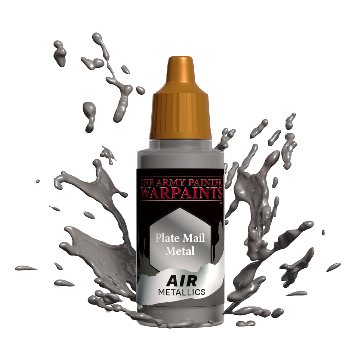 The Army Painter Warpaints Air Metallics: Plate Mail Metal - official exact-product image 1