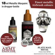 The Army Painter Warpaints Air Metallics: Plate Mail Metal - official exact-product image 2