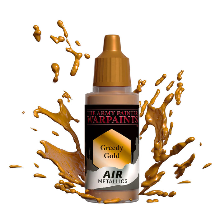 The Army Painter Warpaints Air Metallics: Greedy Gold - official exact-product image 1