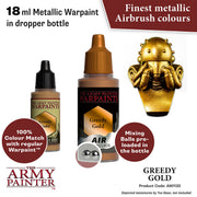 The Army Painter Warpaints Air Metallics: Greedy Gold - official exact-product image 2