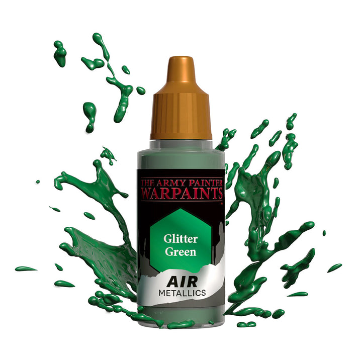 The Army Painter Warpaints Air Metallics: Glitter Green - official exact-product image 1