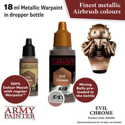 The Army Painter Warpaints Air Metallics: Evil Chrome - official exact-product image 2