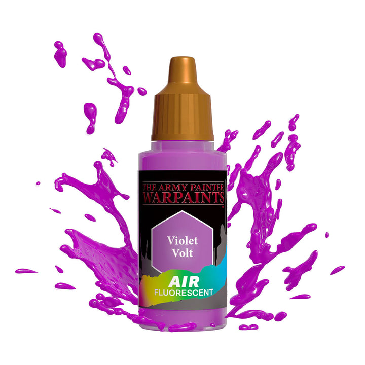 The Army Painter Warpaints Air Fluorescent: Violet Volt - official exact-product image 1