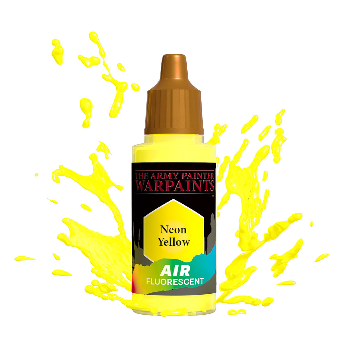 The Army Painter Warpaints Air Fluorescent: Neon Yellow - official exact-product image 1