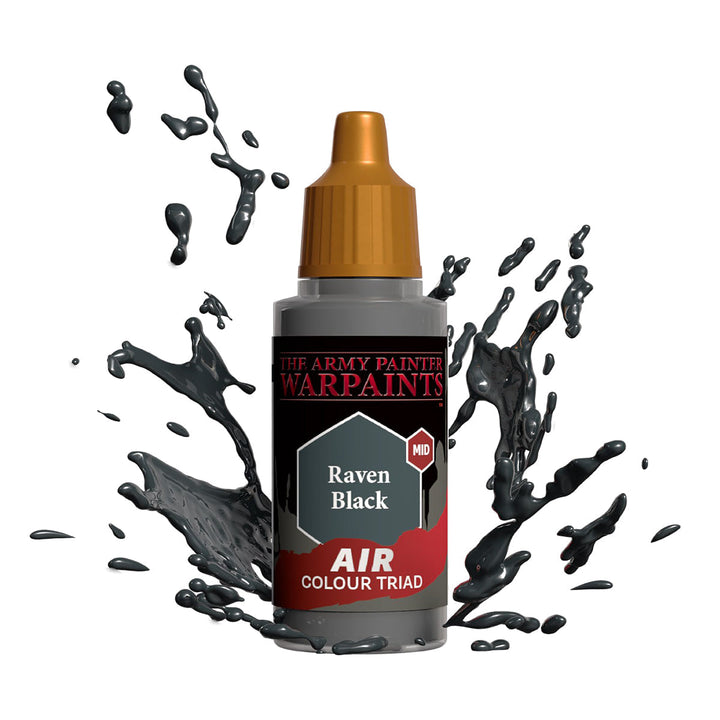 The Army Painter Warpaints Air: Raven Black - official exact-product image 1