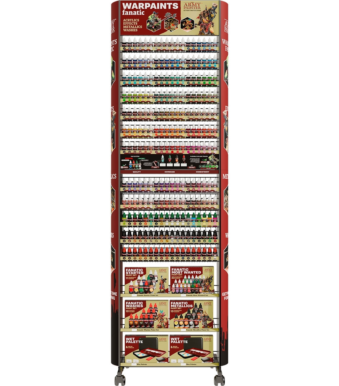 The Army Painter Warpaints Fanatic Retail Rack - image 1