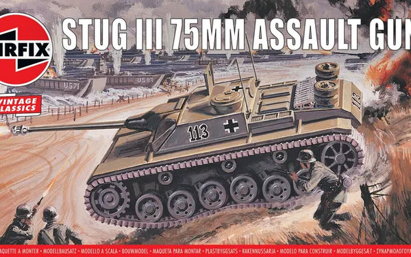 Airfix Stug III 75mm Assault Gun 1:76 Model Kit - image 1