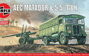 Airfix AEC Matador & 5.5inch Gun 1:76 Model Kit - image 1