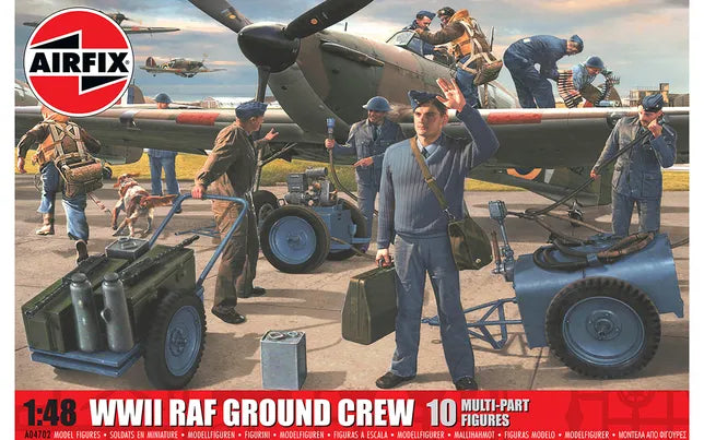 Airfix WWII RAF Ground Crew 1:48 Model Kit - image 1