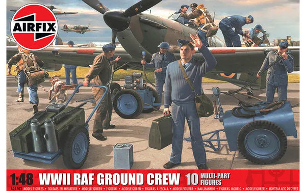 Airfix WWII RAF Ground Crew 1:48 Model Kit - image 1