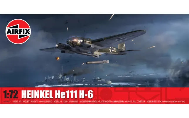 Airfix Heinkel He111 H-6 1:72 model kit box art