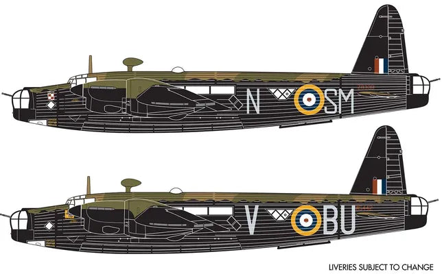 Airfix Vickers Wellington Mk.II 1:72 model kit view
