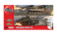 Airfix Tiger I vs Sherman Firefly 1:72 box art