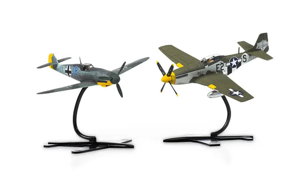 Airfix P-51D Mustang vs Bf109F-4 1:72 model view