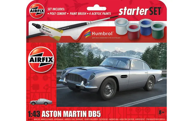 Airfix Aston Martin DB5 1:43 starter set box art