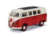 Airfix QUICKBUILD Volkswagen Camper Van red built view