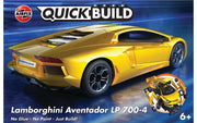 Airfix QUICKBUILD Lamborghini Aventador yellow box art