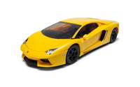 Airfix QUICKBUILD Lamborghini Aventador yellow model view