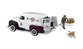 Woodland Scenics AS5551 Dog Gone Animal Control HO scale AutoScene