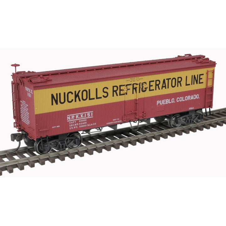 Atlas HO 36' Wood Reefer - Nuckoll's Refrigerator Line #155 - view 1