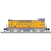 Representative Atlas Union Pacific VO-1000 locomotive illustration; pictured road number differs from listed 1201