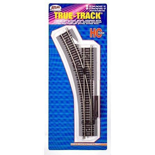 Atlas HO Code 83 True-Track Manual Left Snap-Switch Turnout – ATL478 — exact product reference
