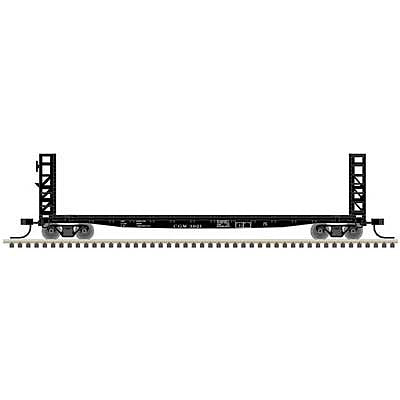 Atlas 50005795 N 48-Foot GSI Bulkhead Flatcar CGW #3021 product view