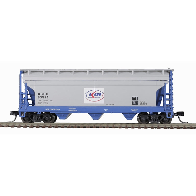 Atlas N ACF 3560 Covered Hopper Kerr-McGee ACFX 63571 side view
