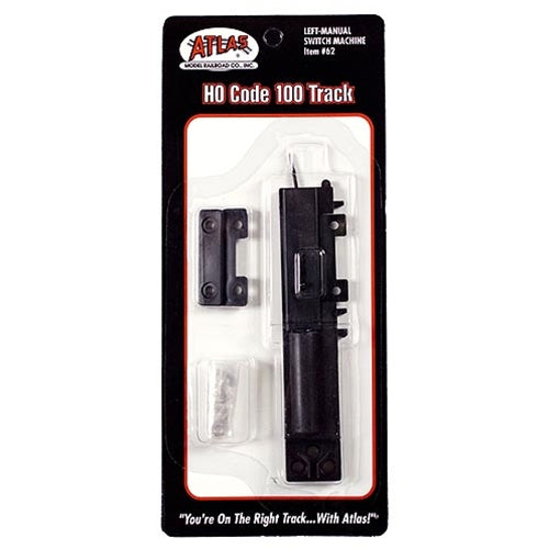 Atlas HO Code 100 Manual Switch Machine – Left – ATL62 — exact Atlas product image