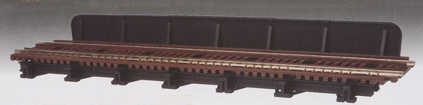 Atlas 70000029 HO Code 83 single-track plate-girder bridge add-on, assembled section with track.