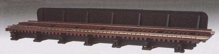 Atlas 70000029 HO Code 83 single-track plate-girder bridge add-on, assembled section with track.