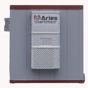 Atlas N mobile office container Aries end view