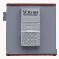 Atlas N mobile office container Aries end view