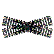 Atlas HO Code 100 30° Snap-Track Crossing – Nickel Silver — exact product view